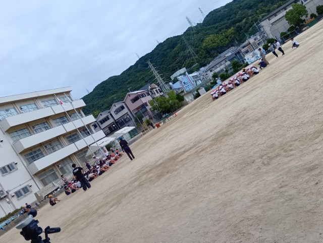 ５年生と６年生。お互いの感想を述べあいました。